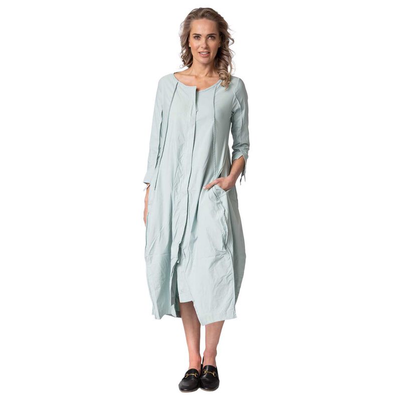 Rundholz Long Sleeve Coat Dress image number 6